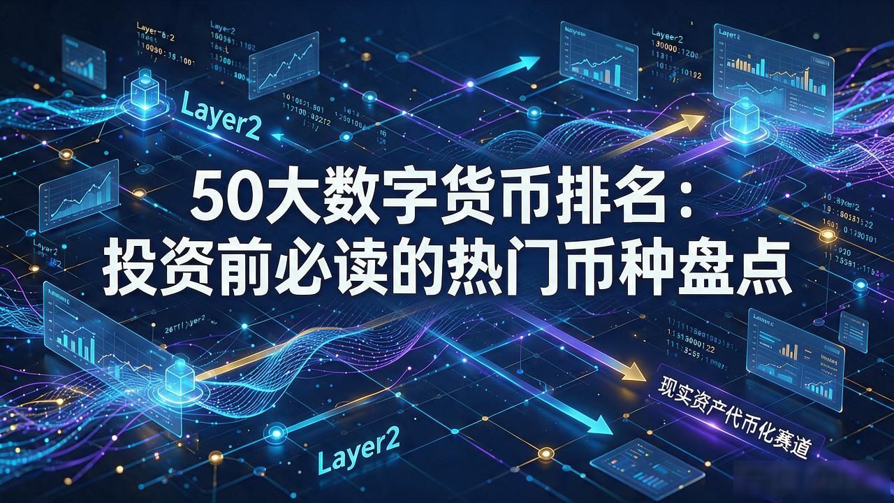 50大数字货币排名：投资前必读的热门币种盘点